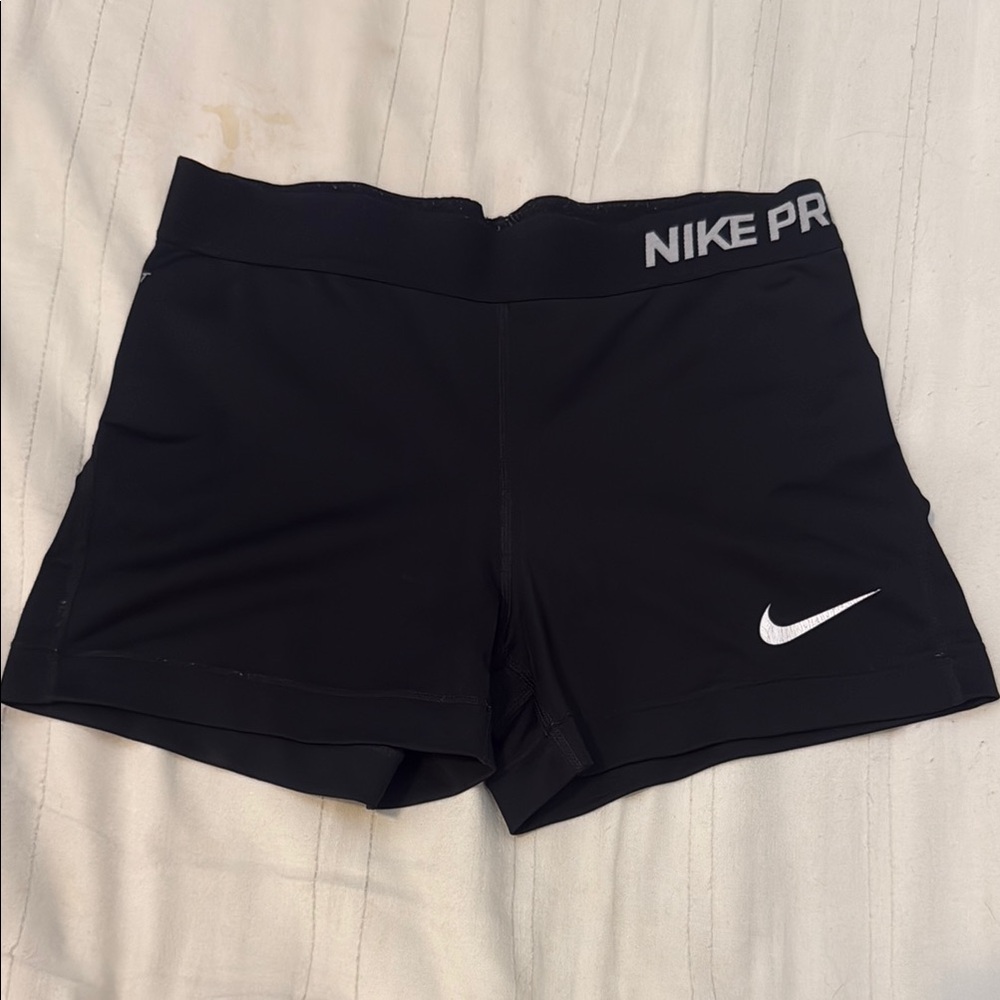 Nike Women's Black Pro Athletic Shorts
